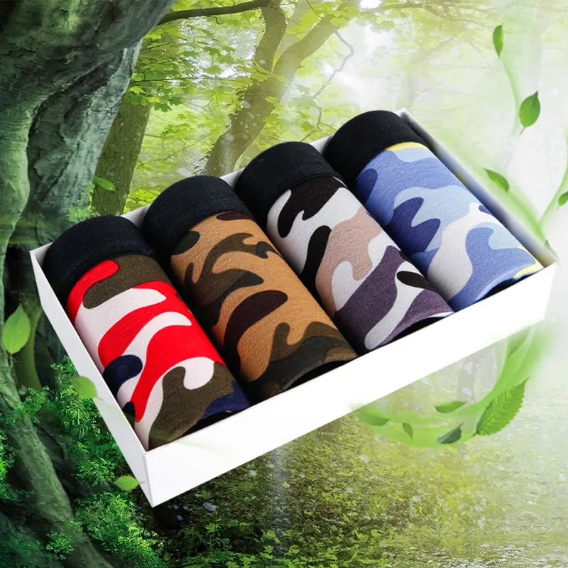 Нижнее белье для мужчин 4 шт./лот|Мужские трусы боксеры| |