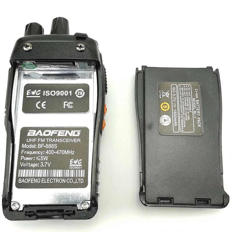 Baofeng BF-888S 5W Classic Walkie Talkie UHF Radio 400-470MHz Handheld Ham Radio Portable BF 888S Scan Monitor BF888S CB Radio