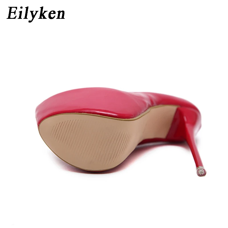 Eilyken весна/осень модные туфли лодочки женские на высоком каблуке платформе 16 см
