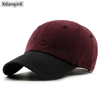 xdanqinx multicolor unisex fashion cotton baseball caps mens snapback cap adjustable size womens sports cap trend couple hats