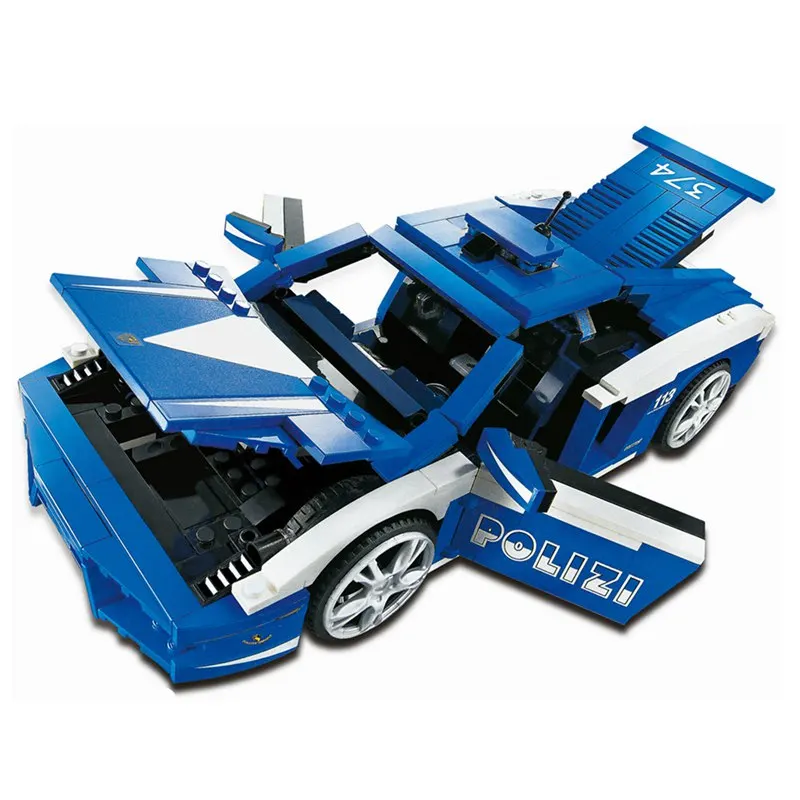 Конструкторы Creator крутой гоночный спортивный автомобиль 820 шт. модель строительные блоки игрушки для детей собрать создателей гонщиков подарки - Цвет: No box