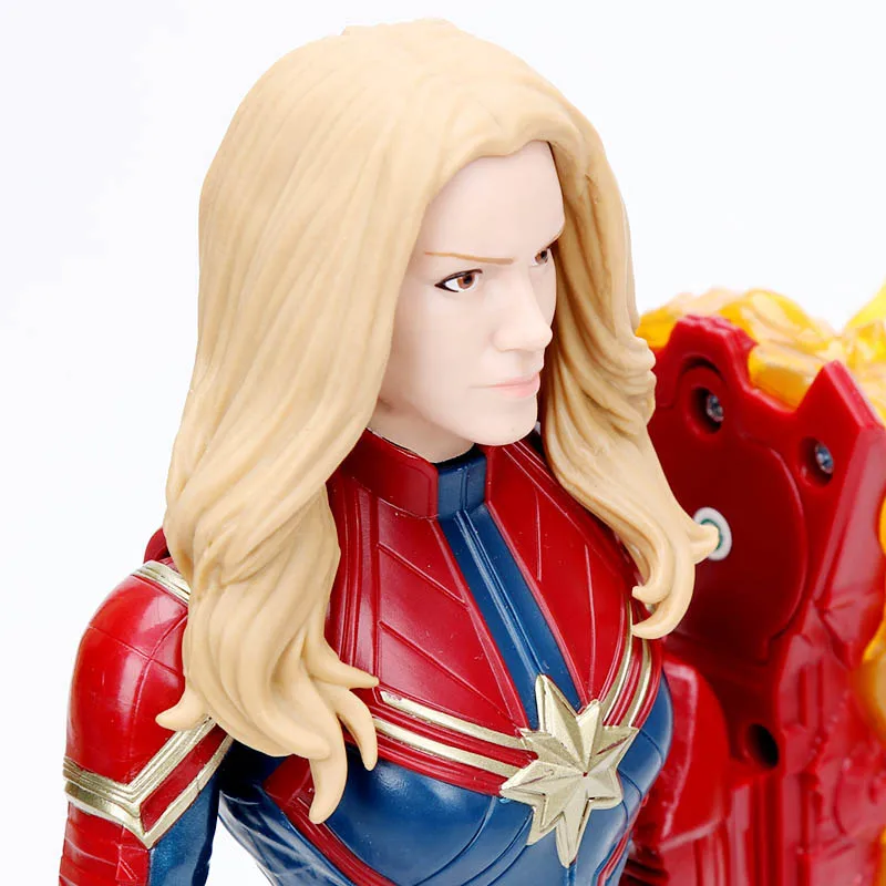 2 шт./компл. с принтами "Marvel", "Мстители", завершающей игрушка Капитан Америка с ассемблер Шестерни Косплэй оружие Titan Hero Мощность FX черный пантера рисунок