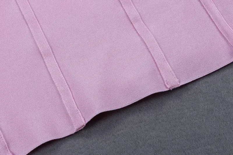 INDRESSME женское Бандажное платье без бретелек сексуальное розовое без рукавов Клубное платье знаменитостей платье для вечеринок подиума Новинка Vestidos Verano