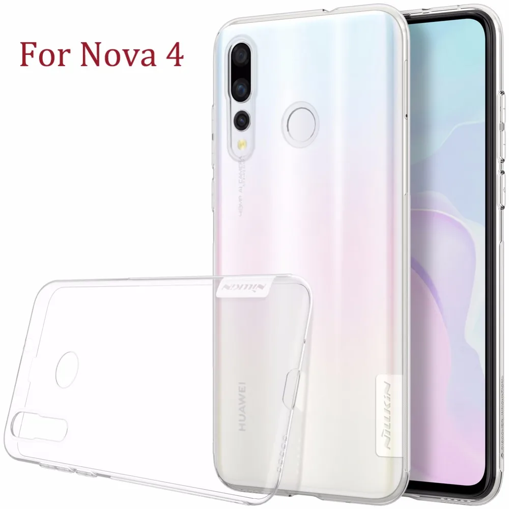 Чехол для Huawei Nova 4/Nova 3 NILLKIN Ультра тонкий прозрачный натуральный ТПУ мягкий чехол 4