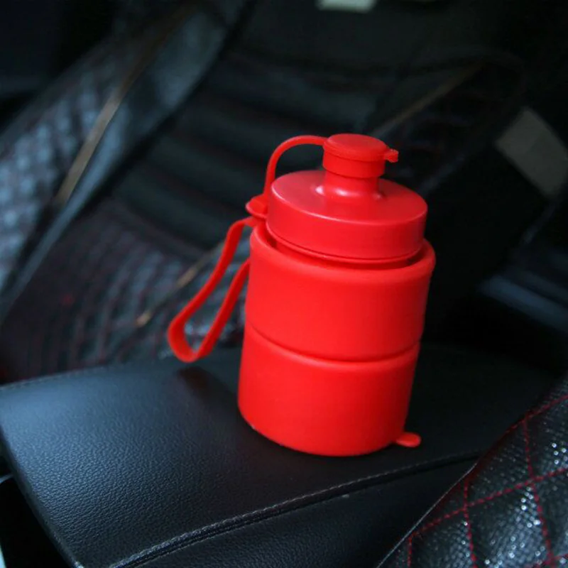 Быстросохнущая Складная Силиконовая бутылка для воды QuickDone 800 мл путешествий и