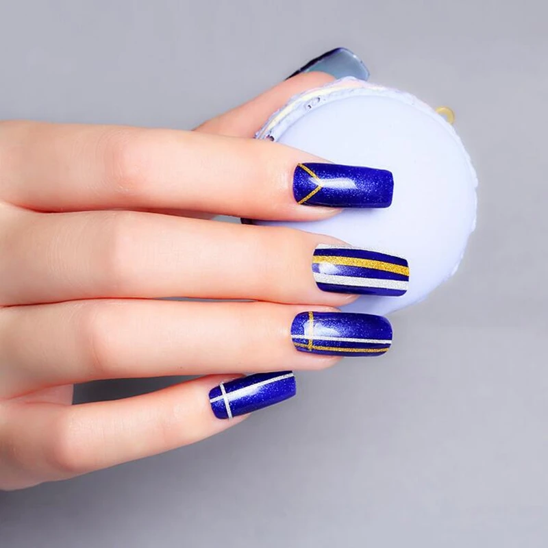 Наклейки для ногтей матовые самоклеящиеся 6 шт./компл.|rolls striping tape line|striping linetape line |