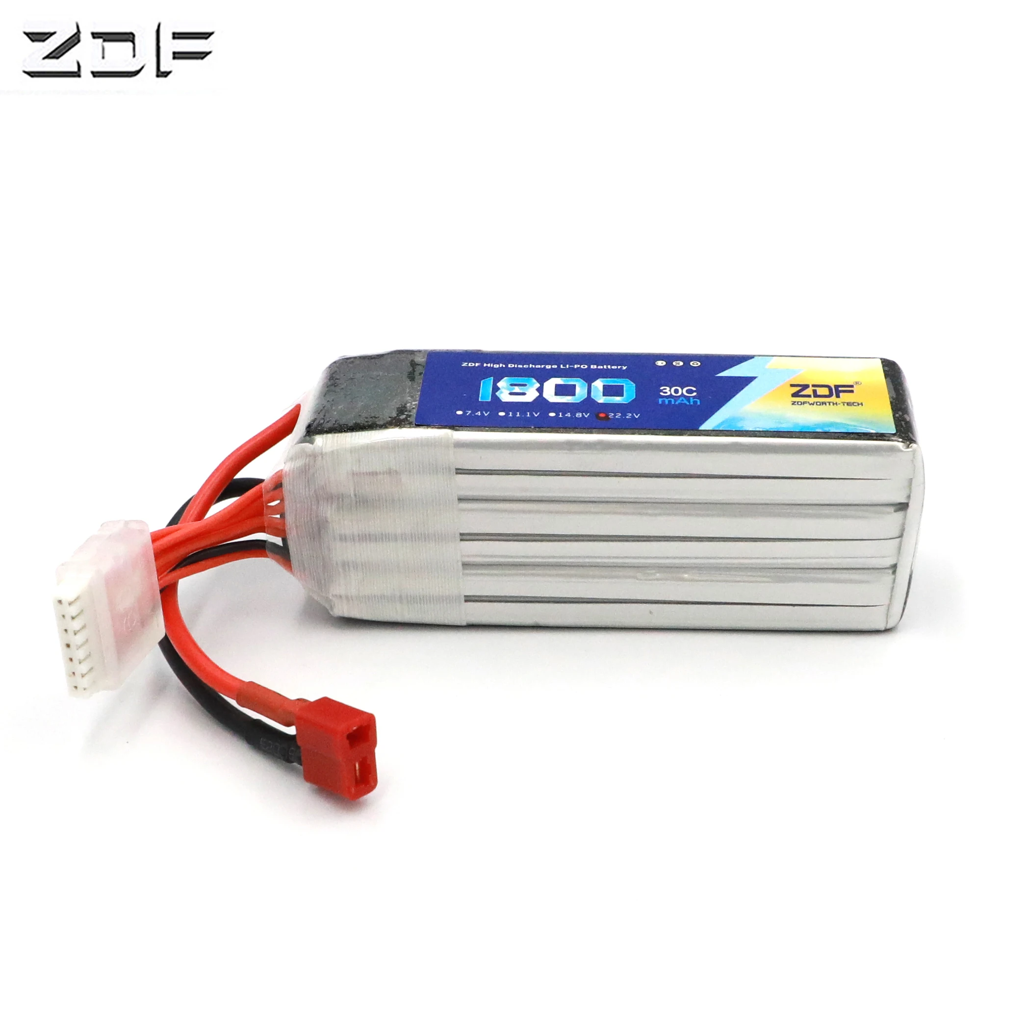 

ZDF 22.2V 6S 1800mAH 30C 60C 6 S Lipo Li-Po Lipoly Battery For RC Hobby Qudcopter Car Boat Airplane