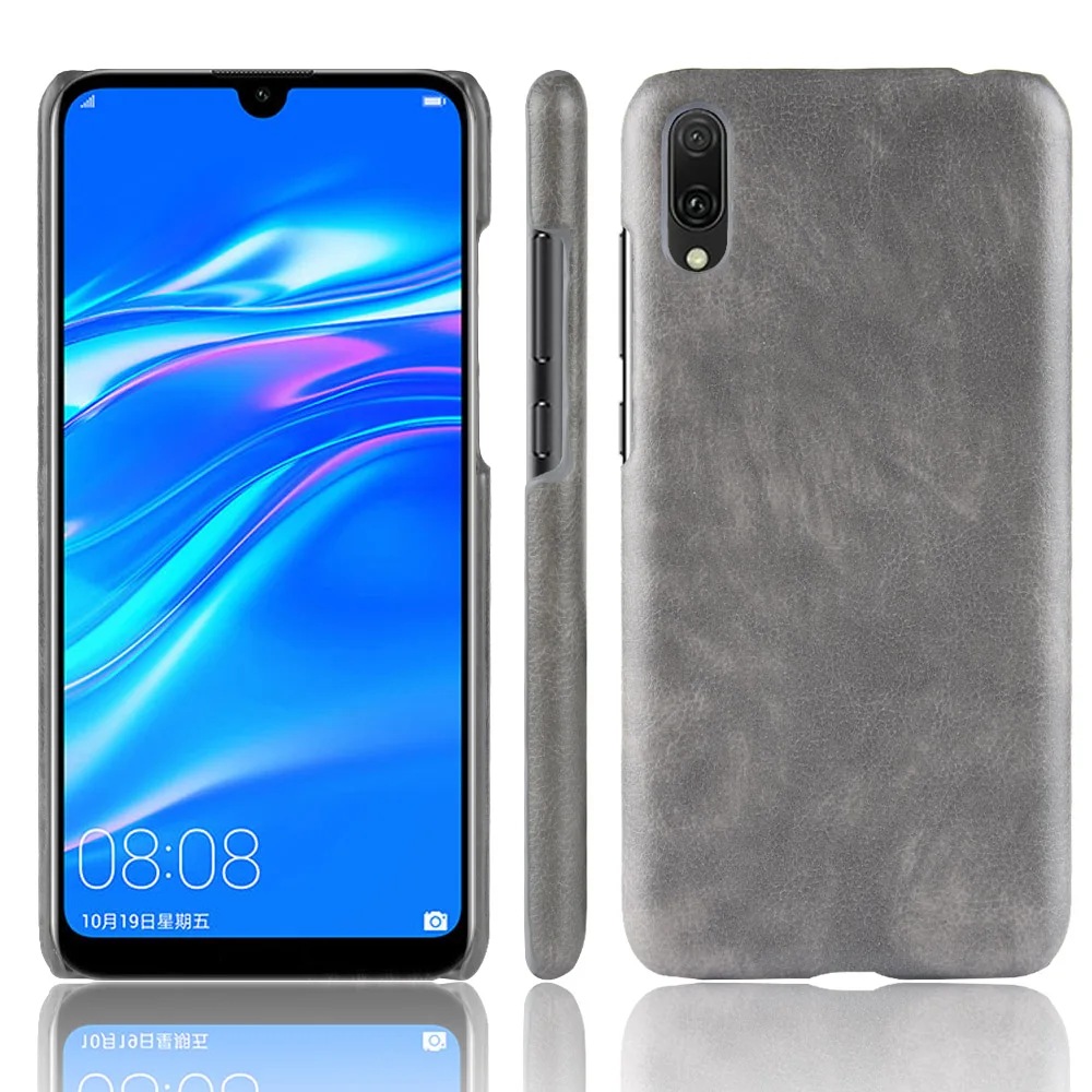 Luxury Litchi Leather Case for Huawei Y7 Pro 2019 Y5 Y6 Prime Y9 2018 Cover PU Back Phone Cases Honor Play P Smart Plus |