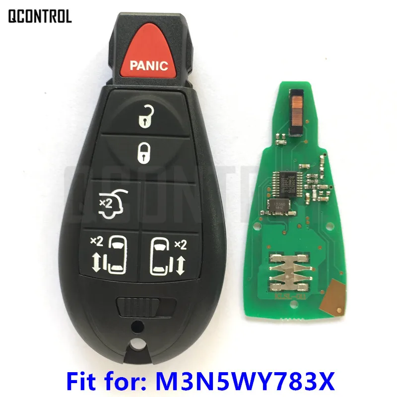 QCONTROL новый ключ для Chrysler Town & Country 300 M3N5WY783X / IYZ C01C автомобильный БЕСКЛЮЧЕВОЙ