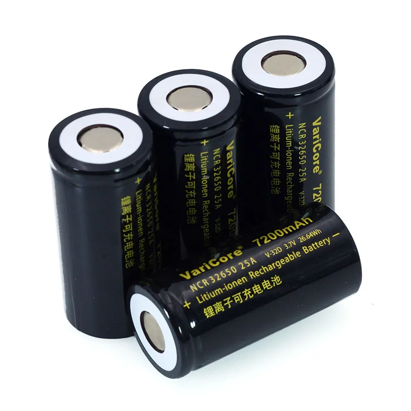 3 7 V 32650 7200mAh литий-ионная аккумуляторная батарея 20A 25A непрерывная разрядка