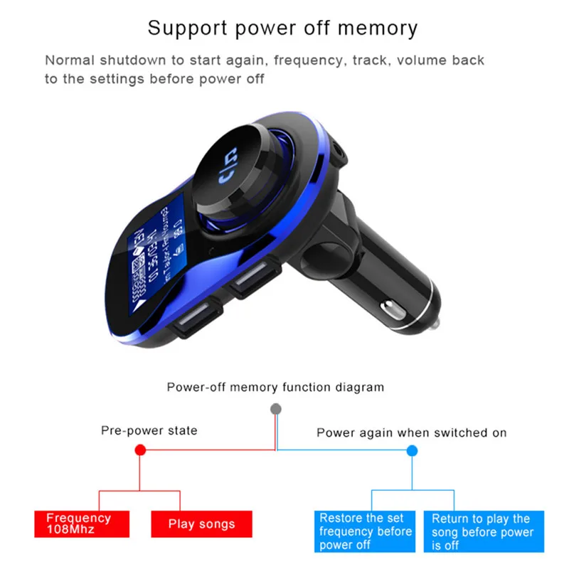 Bluetooth Hands free fm передатчик модулятор стерео автомобильный MP3 музыкальный плеер USB