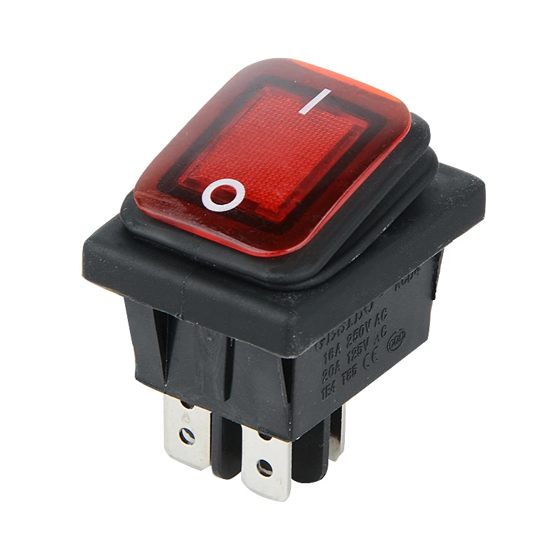 120В/220В вкл/выкл 20А переключатель Сверхмощный 4 pin DPST IP67 герметичный