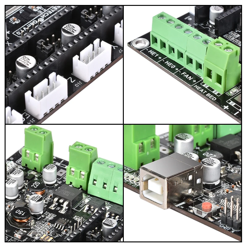 BIGTREETECH GEN V1.0 Управление + TMC2130/A4988/DRV8825/TMC2208 драйвер как MKS Gen V1.4 3D принтеры