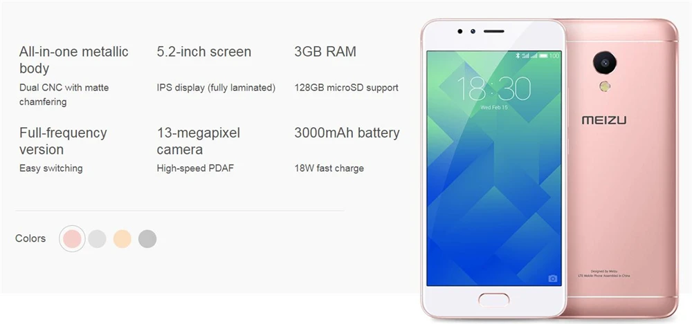 MEIZU M5S, 4G, LTE, смартфон, Восьмиядерный, глобальная версия, 3 Гб ОЗУ, 16 Гб ПЗУ, сотовый телефон, 5,2 дюймов, быстрая зарядка, мобильный телефон