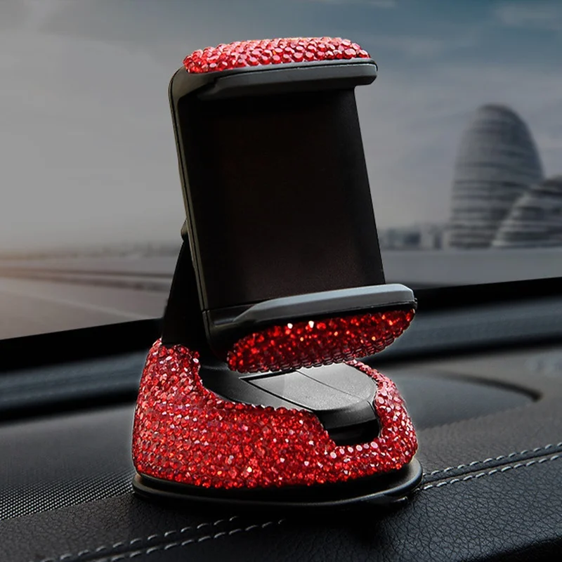 Car Phone Holder Автомобильный держатель для телефона Tongdaytech для iPhone X XS, универсальная кристальная подставка для мобильного телефона, Магнитная подставка для крепления на вентиляционное отверстие для samsung S10 - Цвет: Car Phone Holder