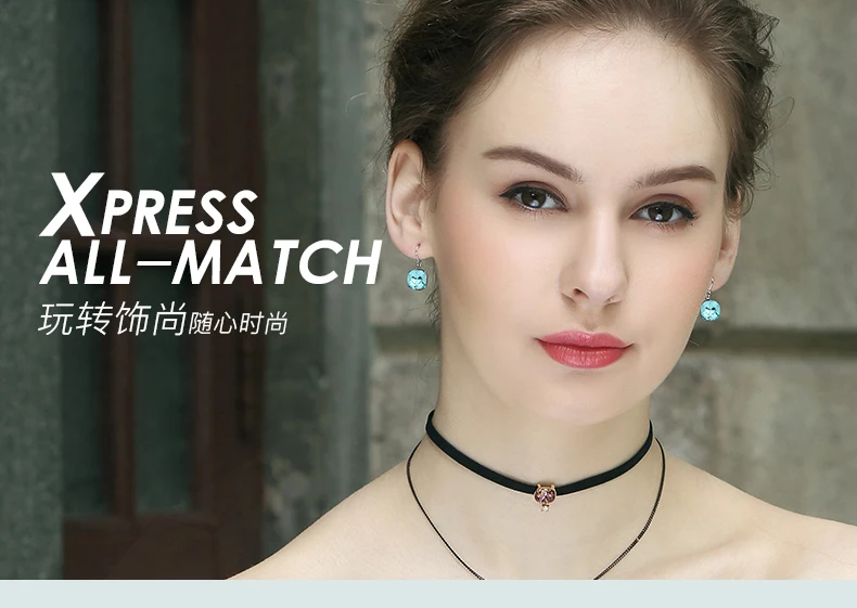 Серьги с кристаллами Swarovski для женщин, классические простые квадратные серьги-капли с кристаллами, хорошее ювелирное изделие, подарок для девочек, Brincos