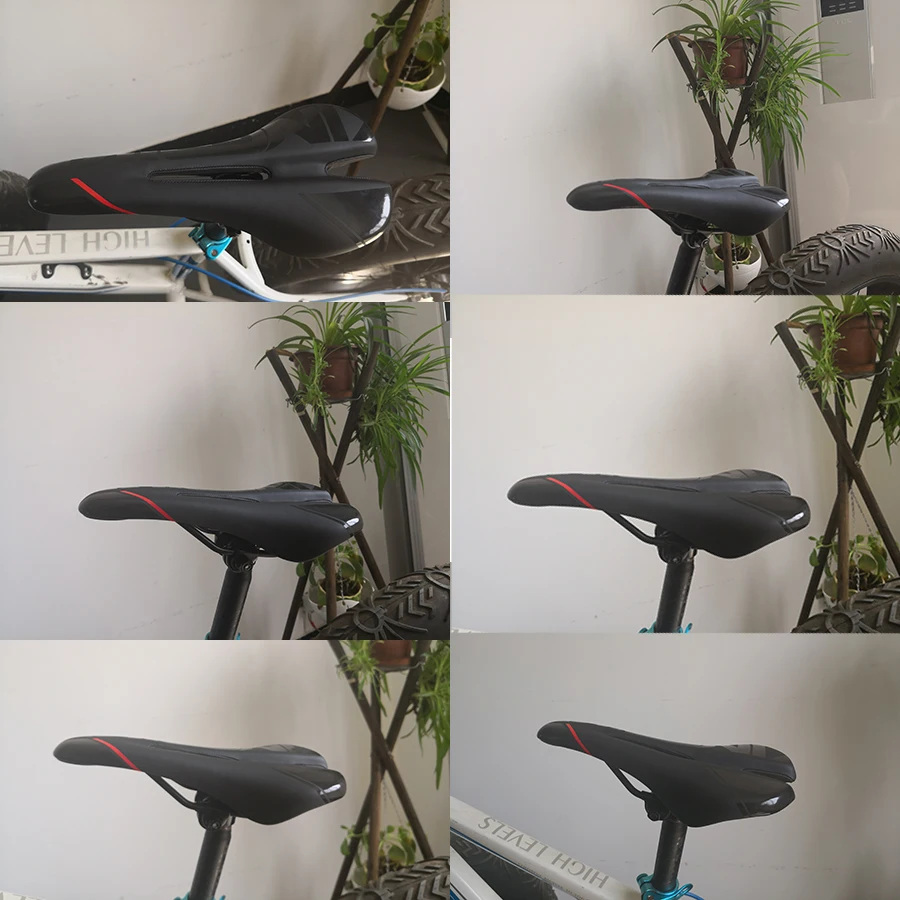 Седло для велосипеда KINGBIKE дышащее мягкое седло из ПУ кожи горных велосипедов