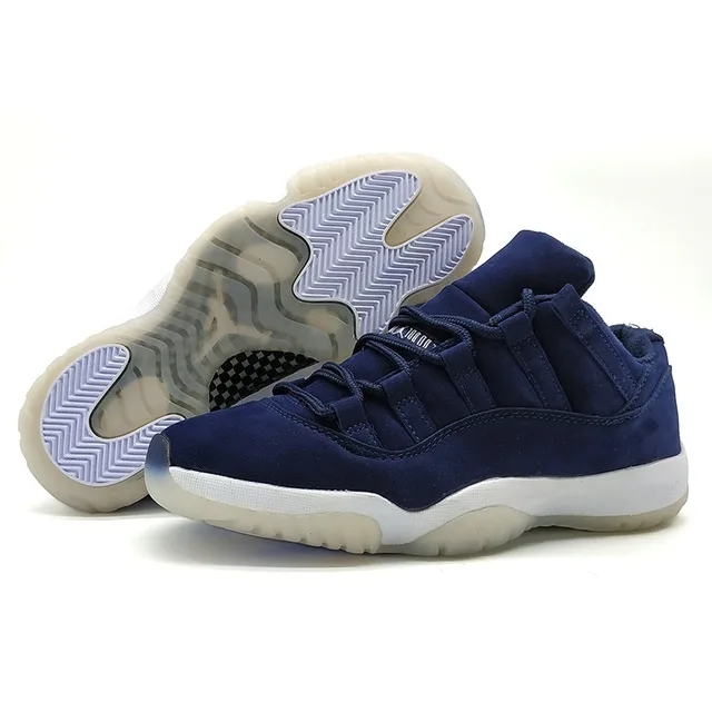 Air США Джордан 11 XI Для мужчин баскетбольные кроссовки VARSITY красный RE2PECT бархат
