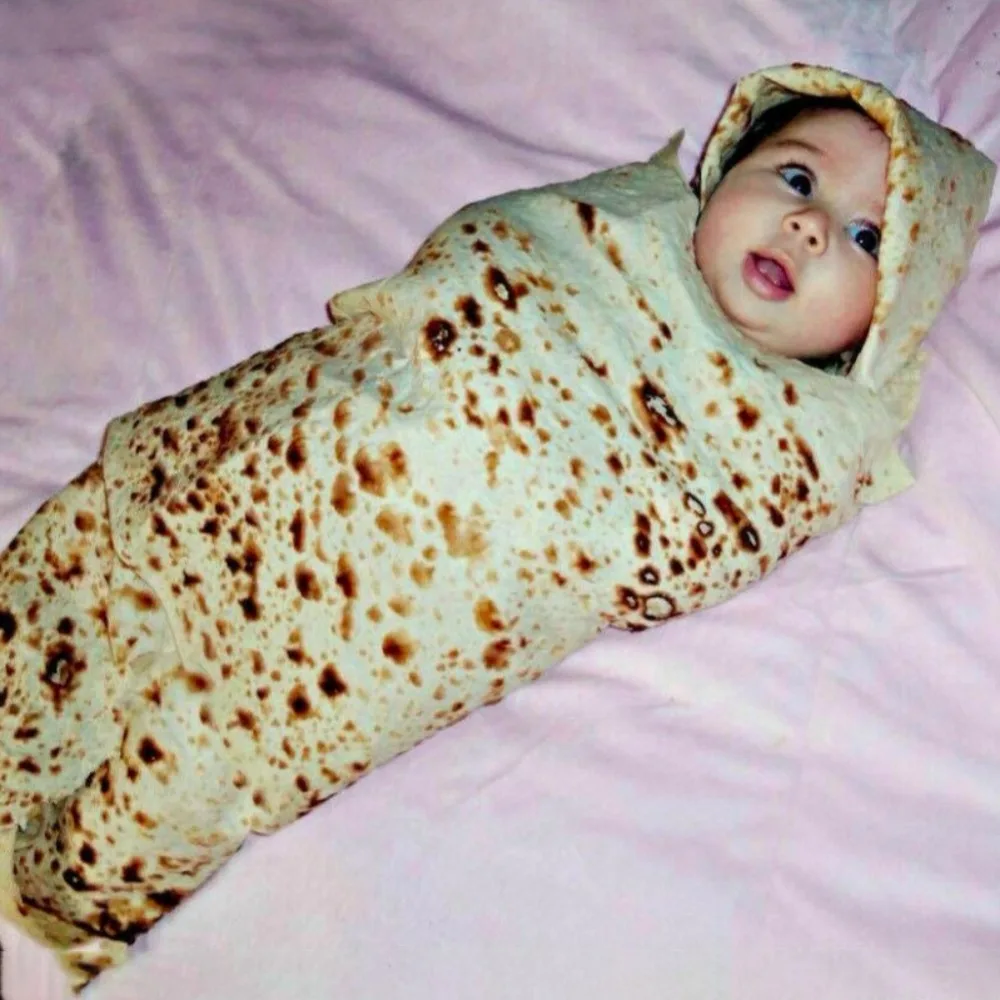 Taco Burrito мягкая фланелевая накидка Новинка пледы одеяло для взрослых младенцев и детей
