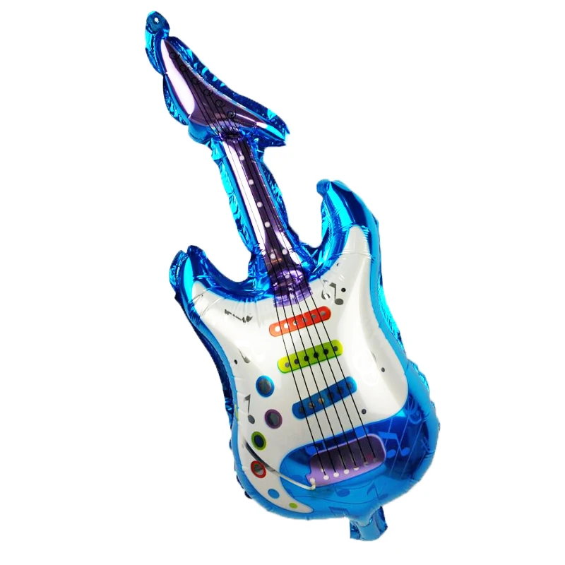 10pcs/lot Mini Guitar Helium Foil Balloon Birthday Party Decoration Kids Wedding Suppliers Inflatable Children Toys | Дом и сад