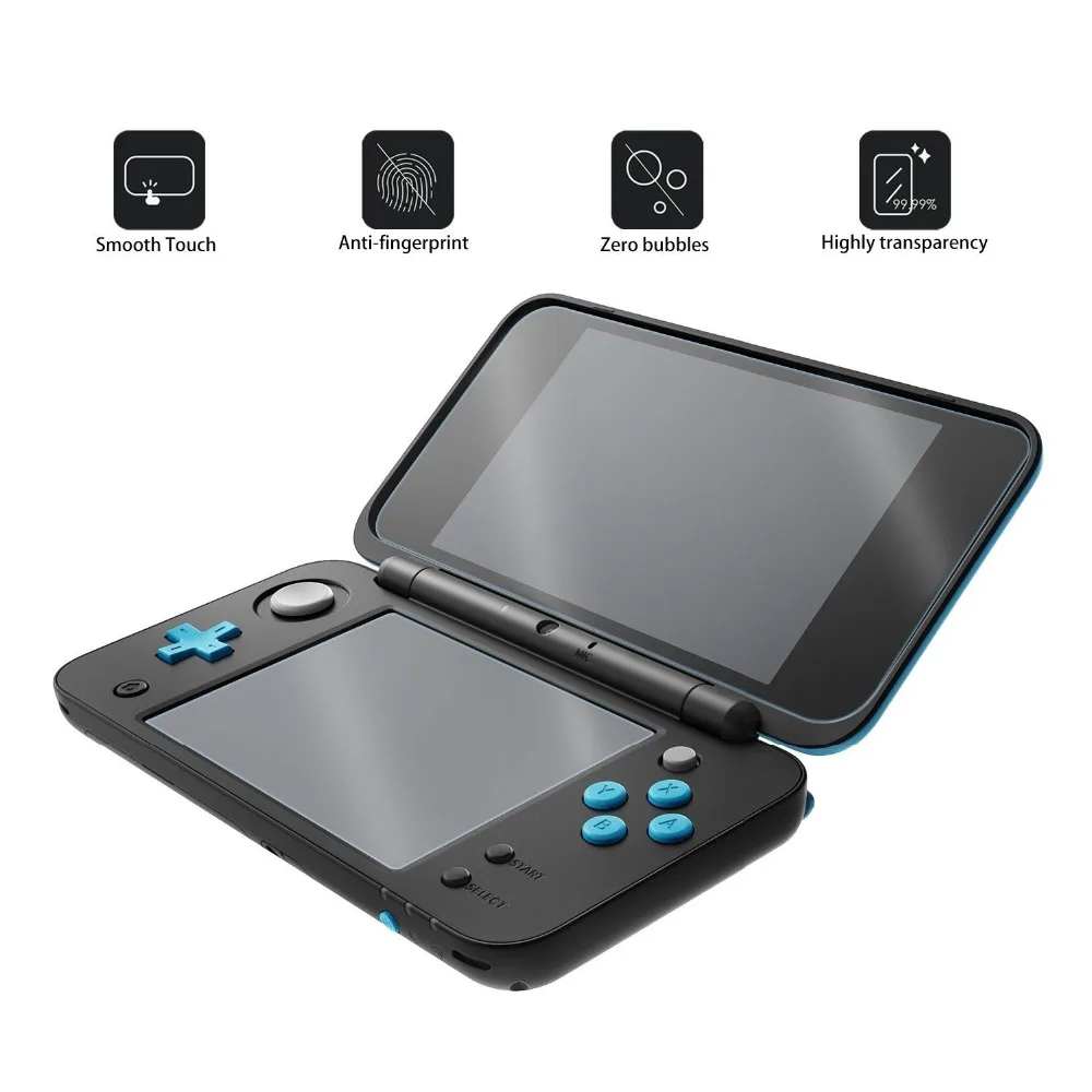 Nand 2DS XL LL 9 H экран защитный фильтр Защитная пленка Закаленное Стекло Топ