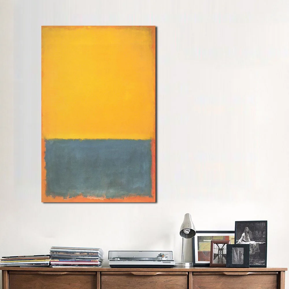 JQHYART Mark Rothko Классическая масляная живопись натюрморт живая комната Холст