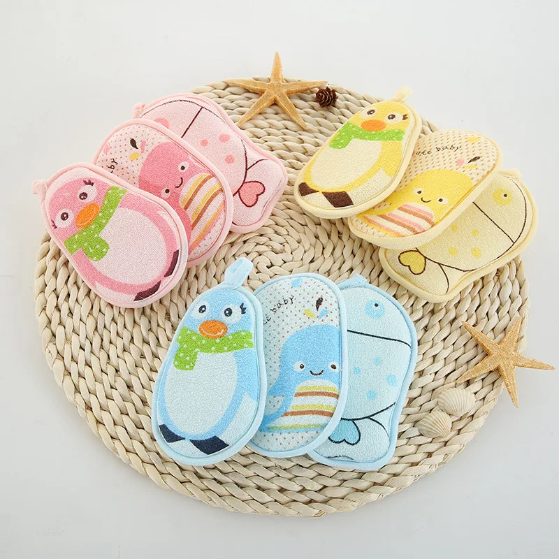 Детские щетки для душа с рисунками из мультфильмов супер мягкая губка ватное