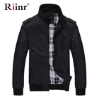 Riinr Новая мужская брендовая куртка-бомбер Новая зимняя мужская куртка флисовая Повседневная тактическая верхняя одежда мужские толстые куртки пальто