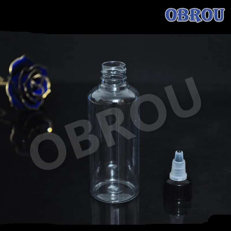 

ObrouChina supplier 60ml100ml 120ml glue clear plastic bottle with twist cap 200pcs/lot