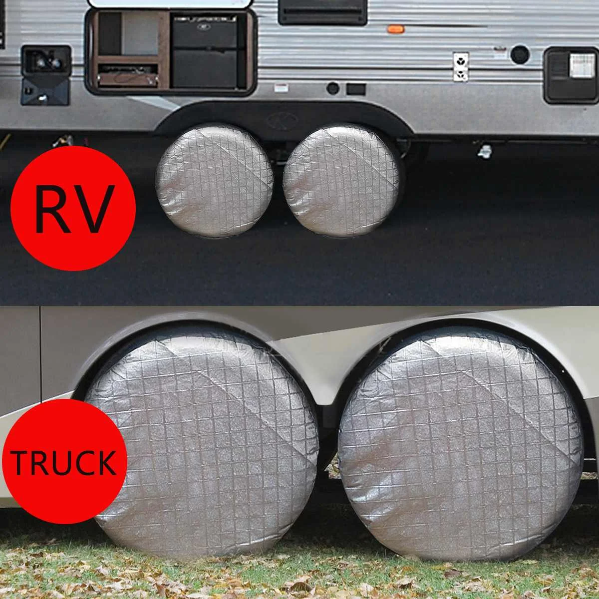 4 шт. автомобильный RV колеса Крышка 2"-26"/2"-29"/30-3" покрышки водонепроницаемый пылезащитный для кемперов, автодом, грузовик