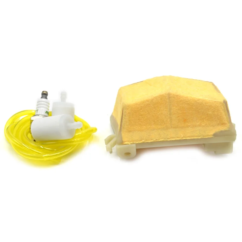 Бензопила газовый воздушный фильтр фетр очиститель с Масляный шланг свечей