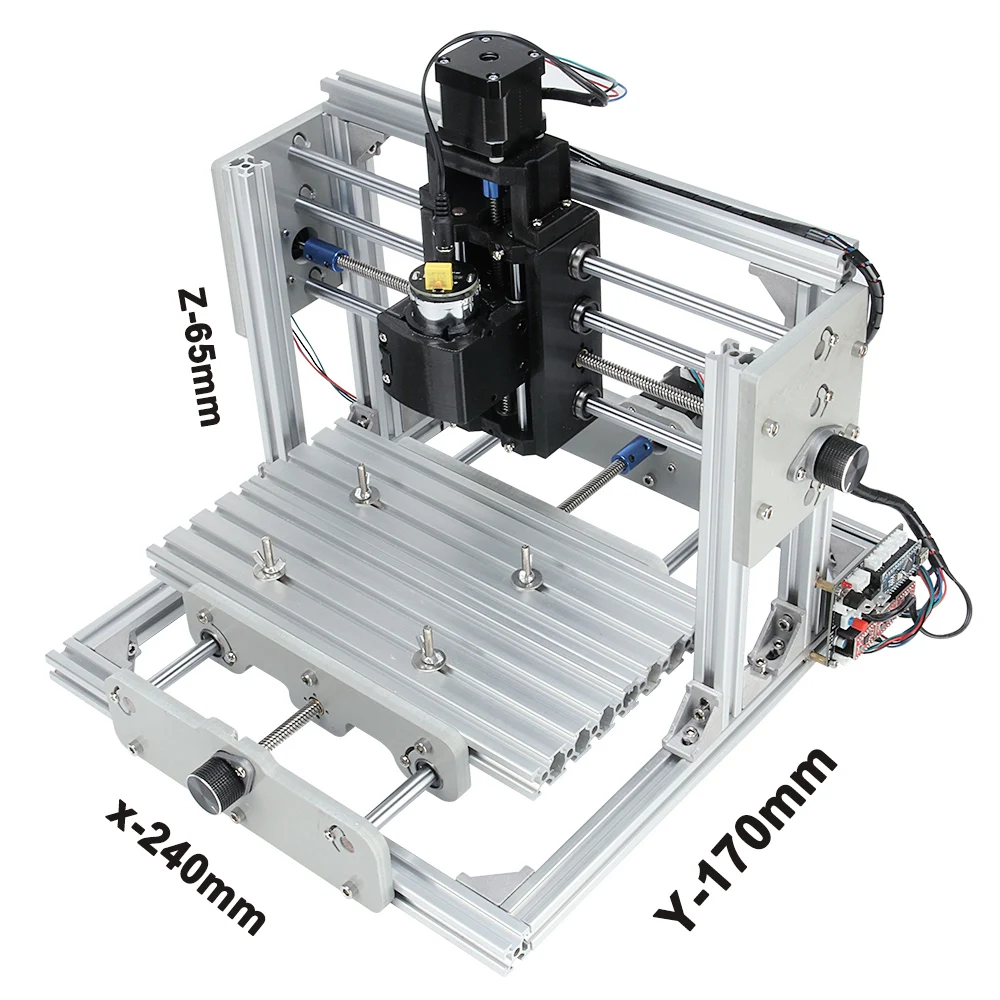 Cnc 2417 diy cnc гравировальный станок 3 осевой мини Pcb ПВХ фрезерный для резьбы по