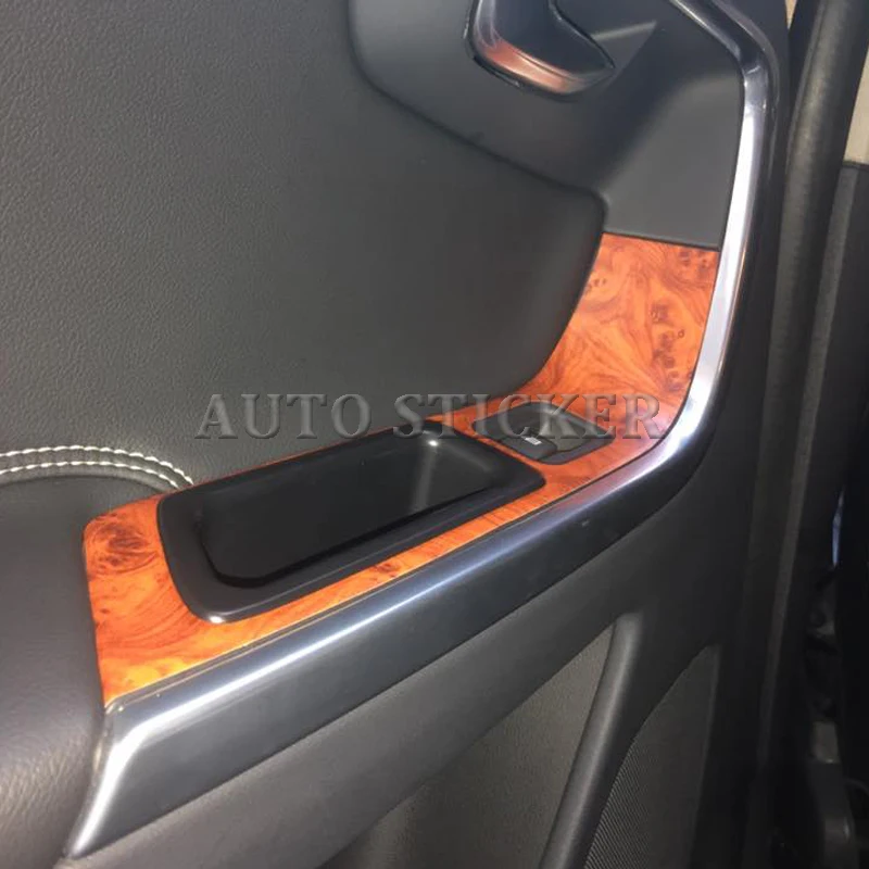 10/20/30/40/50 см * 152 высокий глянцевый интерьер автомобиля текстурированная древесина