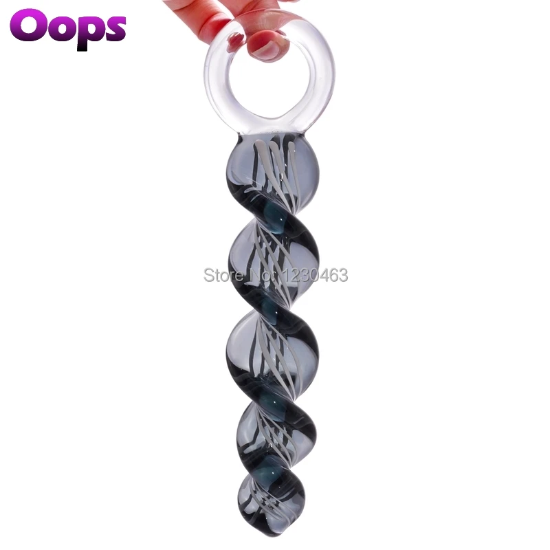 Glass Anal Butt Plug Prostate Massage Dildo Anus Beads Crystal Vagina Stimulation For Gay Fake Penis Ring Pyrex Erotic Sex Toys | Красота и