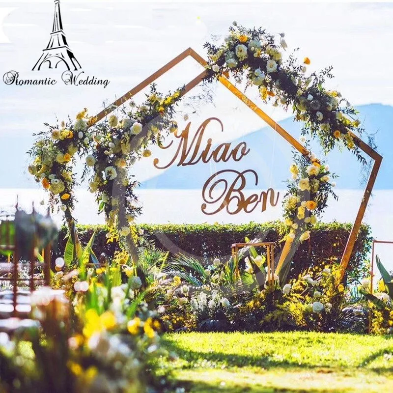 2pcs Romantic Wedding Gold or White Metal Iron Flower Arch Stand Support for Decoration Floral stand main door design | Дом и сад