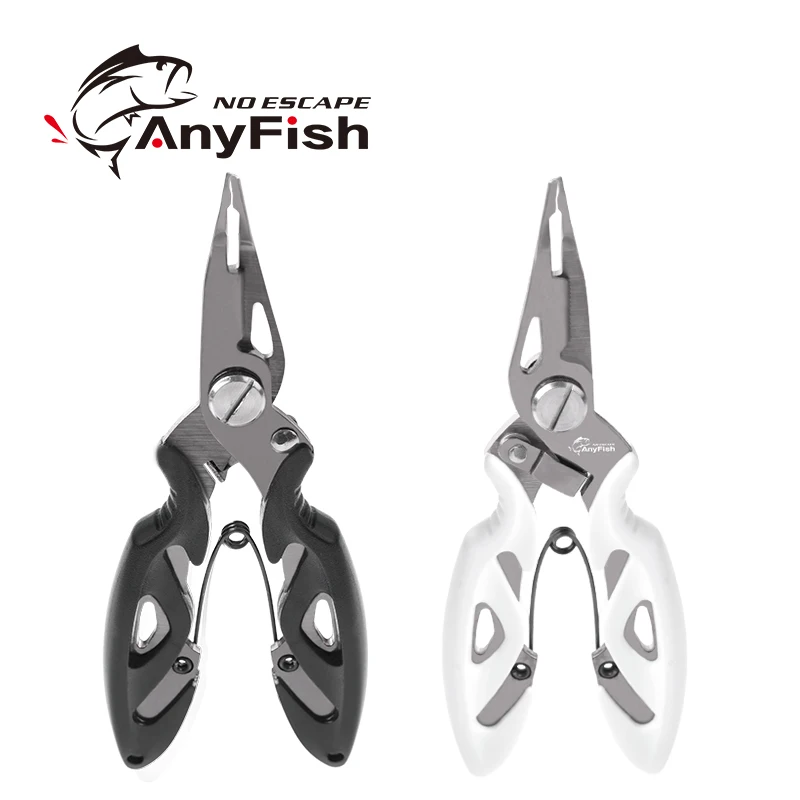 Рыболовные плоскогубцы ANYFISH ножницы с титановым покрытием оплетка приманка