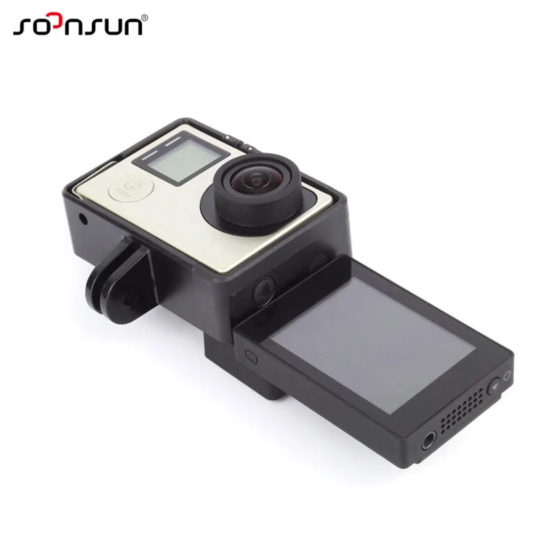 SOONSUN lcd для BacPac экран Смарт-конвертер коробка для GoPro Hero 4 3+ 3 камеры для GoPro селфи аксессуары