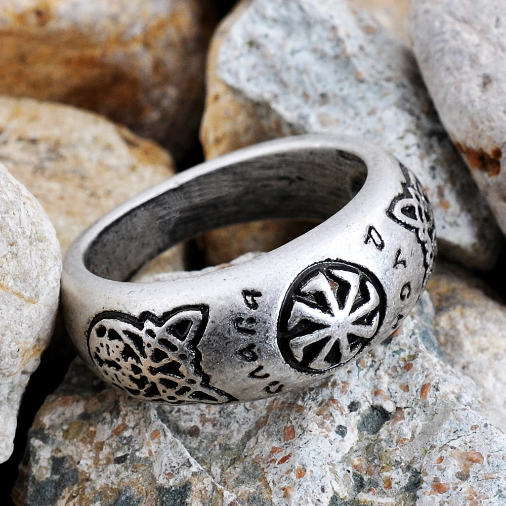 Славянские кольца Kolovrat мужское кольцо wo Men символы талисман Norse ювелирные