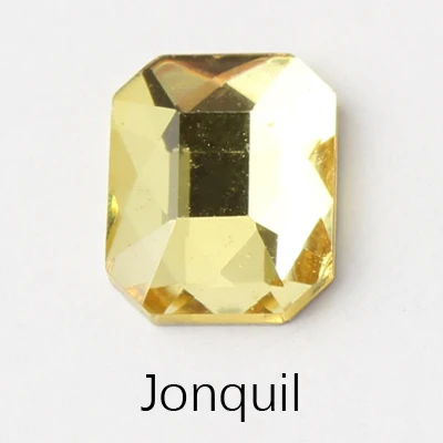 Jonquil Горячая Распродажа Re-восьмиугольник 8х10мм, Нейл-арт, Стразы 11 цветов красивые стразы crystal Stone 30/100 шт для 3D украшение для ногтей - Цвет: Jonquil