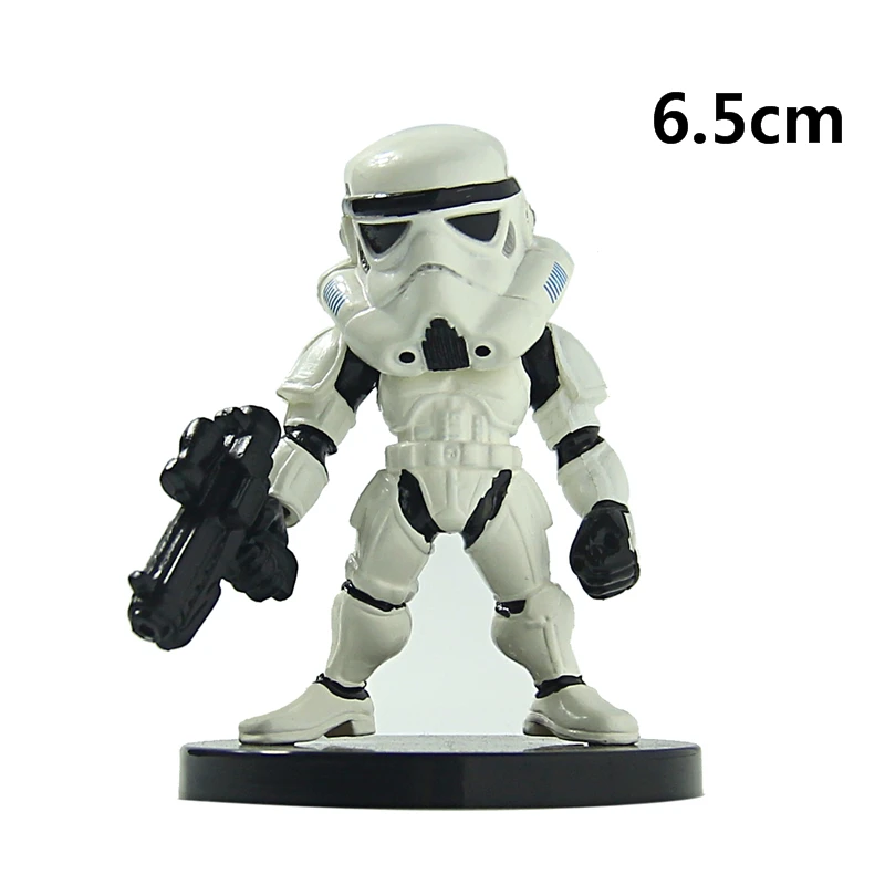 Star Wars 6 см йода Дарт Вейдер R2 D2 робот штурмовиков фигурку модель игрушки воин
