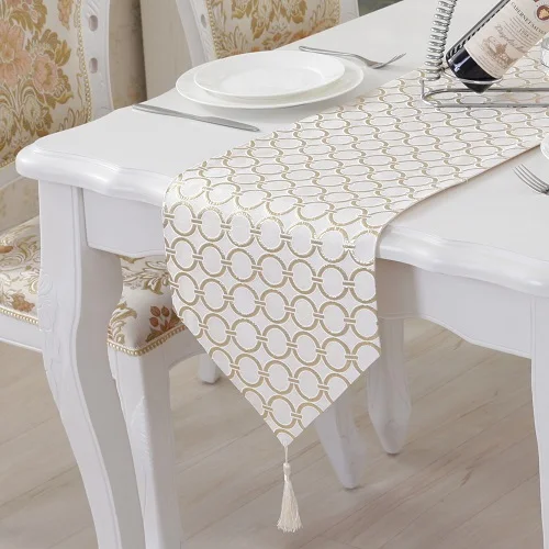 Gold Table Runner WLIARLEO настольная дорожка роскошные скатерти для стола серебряное золото бесконечная настольная дорожка для банкета вечерние свадебные украшения tafelloper - Цвет: Gold Table Runner