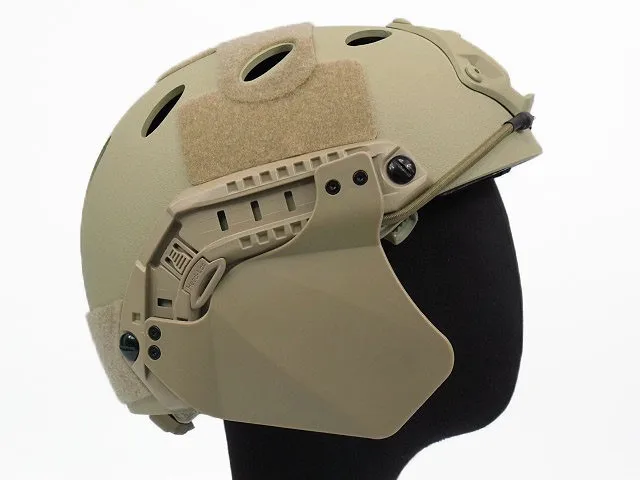 Airsoft Military Tactical Climbing FAST Helmet Side Cover For Helmet Rail Helmet Accessory Accessories Mens Black/DE/FG Colour