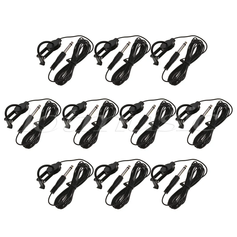 Клип на контактный микрофон пьезо пикап трансадукер для гитары скрипки Uke 10 шт|for