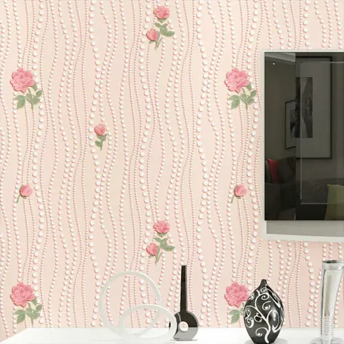 mural pastoral Non-woven fabric wallpaper papel de parede para porta wallpaers bamboo DP-982 | Обустройство дома