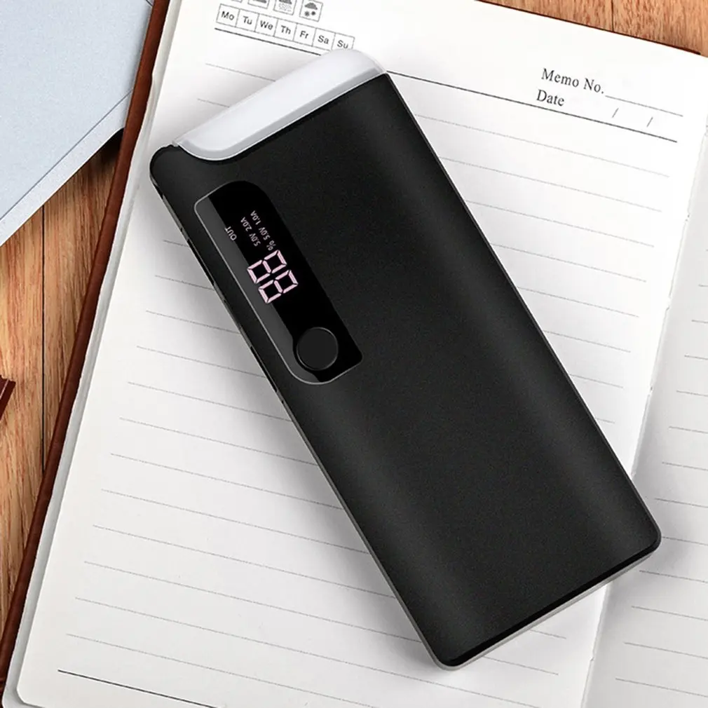 HOCO power bank 15000mAh Портативный Мобильный Внешний аккумулятор с настольным аккумулятором, два usb-порта, универсальное Внешнее зарядное устройство B27