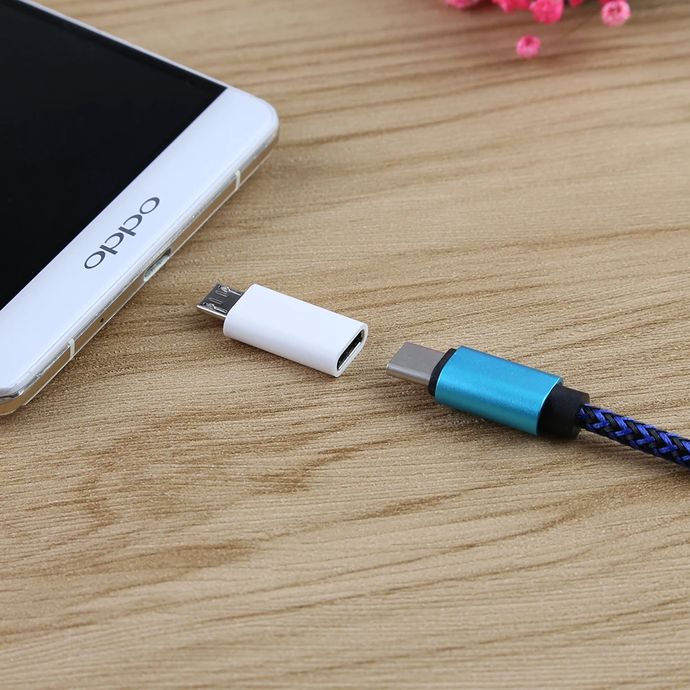 Кабель адаптер CatXaa Type c на Micro USB для телефонов Android C быстрое зарядное устройство