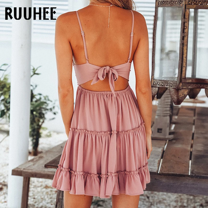 RUUHEE, сексуальное пляжное платье, накидка, купальник, бикини, покрывает, купальный костюм, летний, глубокий v-образный вырез, пляжная одежда, купальники