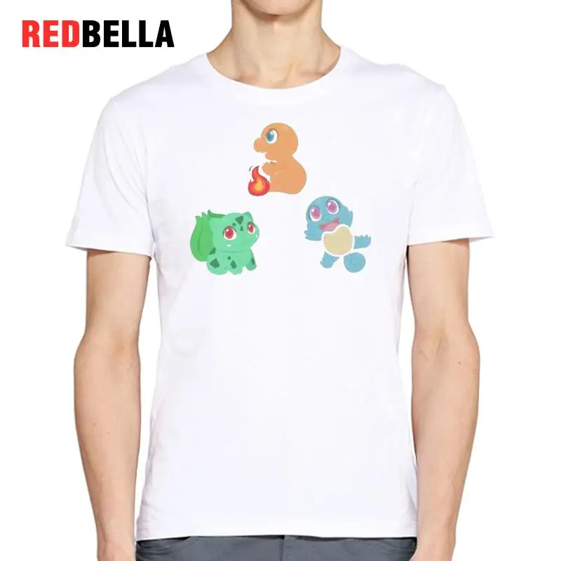 Redbella человек Футболка Одежда Harajuku комиксы прекрасный мультфильм милый забавный