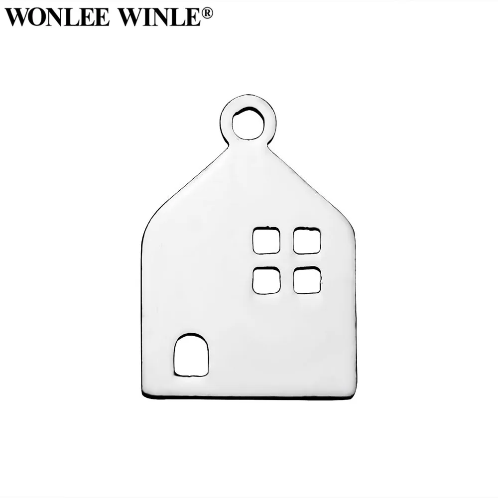 Wonlee Winle DIY 316 Нержавеющая Сталь Лазерный разрез домашний дом подвески для браслета