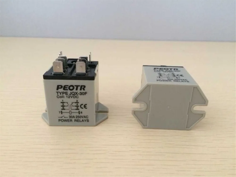 Промежуточное реле питания JQX-30F 2Z 30A 250VAC 8-контактный терминал DPDT 12VDC 24VDC 110VAC 220VAC 1